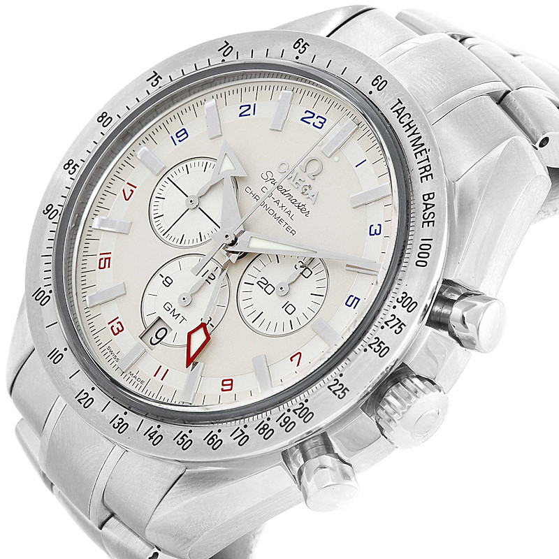 omega speedmaster broad arrow gmt