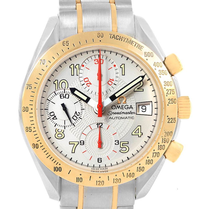 Omega Speedmaster Steel Yellow Gold Automatic Watch 3313.33.00 SwissWatchExpo