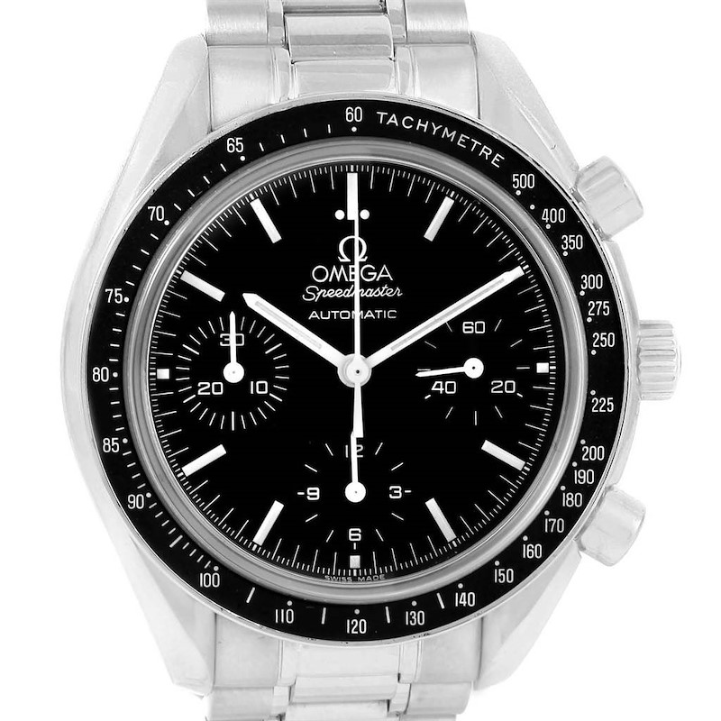 Omega Speedmaster Reduced Automatic Mens Watch 3539.50.00 Box Card SwissWatchExpo