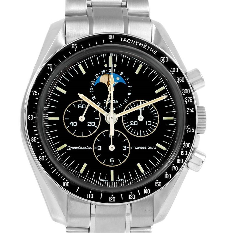 Omega Speedmaster Professional Moonphase Moon Watch 3576.50.00 SwissWatchExpo