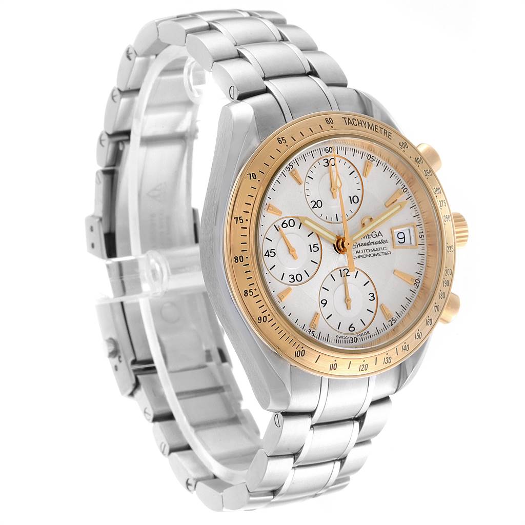 omega speedmaster gold and steel