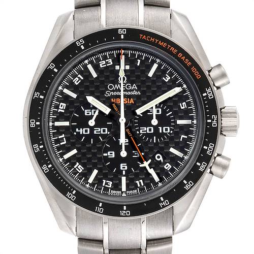 Photo of Omega Speedmaster HB-SIA GMT Titanium Watch 321.90.44.52.01.001 Unworn