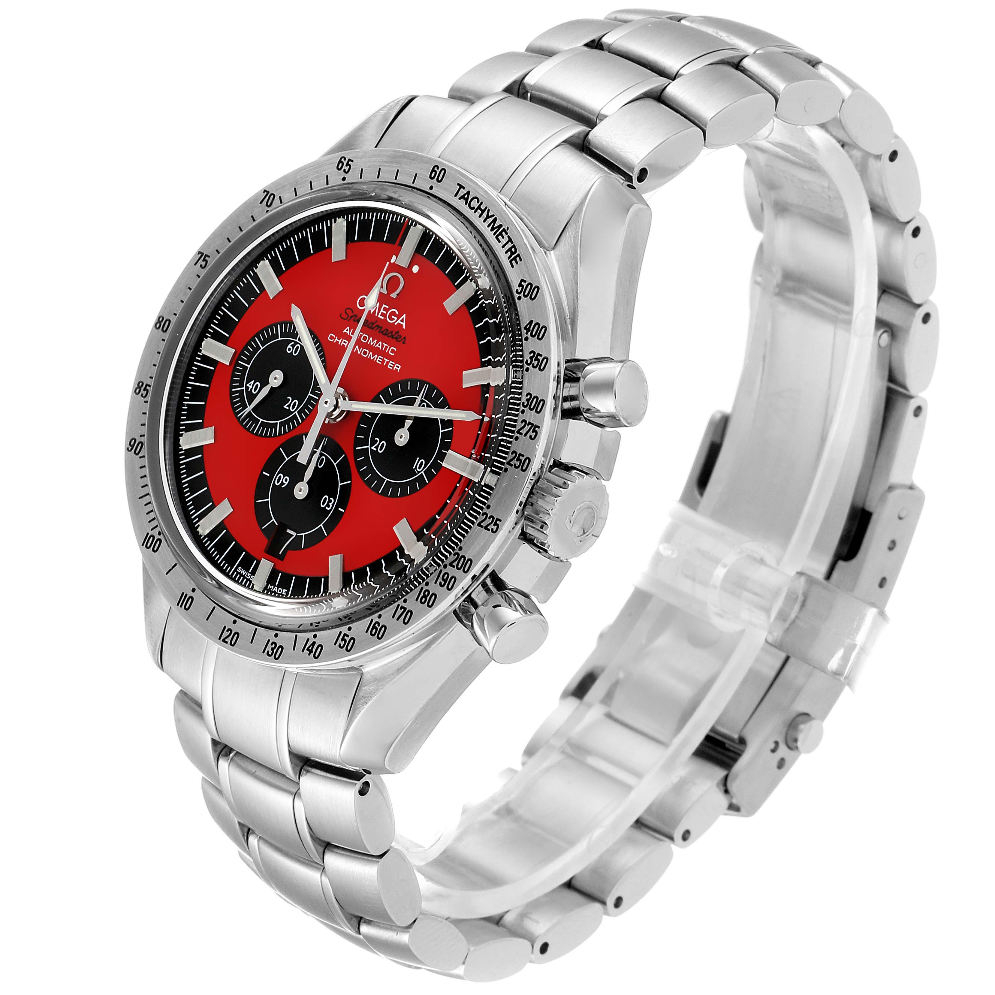 omega speedmaster schumacher red