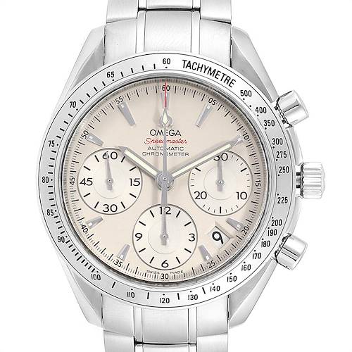 Photo of Omega Speedmaster Day Date Steel Mens Watch 323.10.40.40.02.001 Card