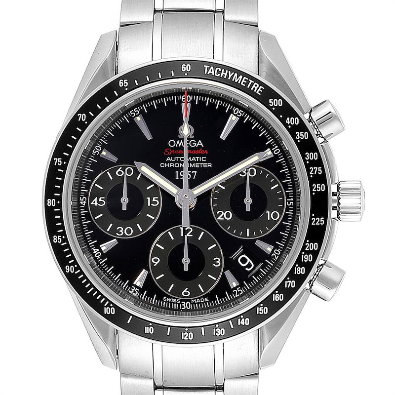 Omega Speedmaster Day Date Black Dial LE Mens Watch 323.30.40.40.01.001 SwissWatchExpo