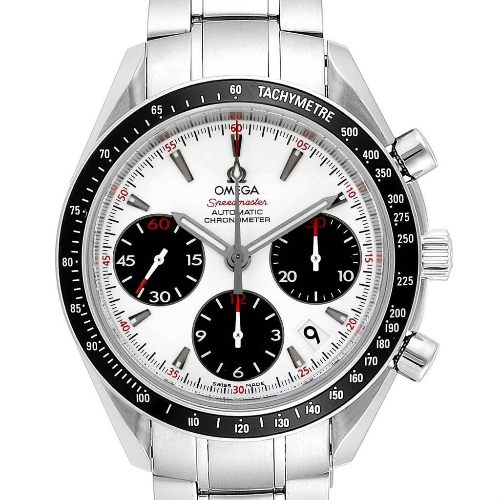 Omega white face online watch