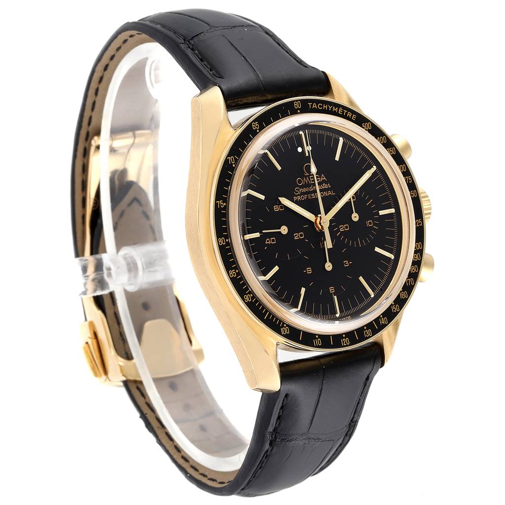 omega speedmaster yellow gold
