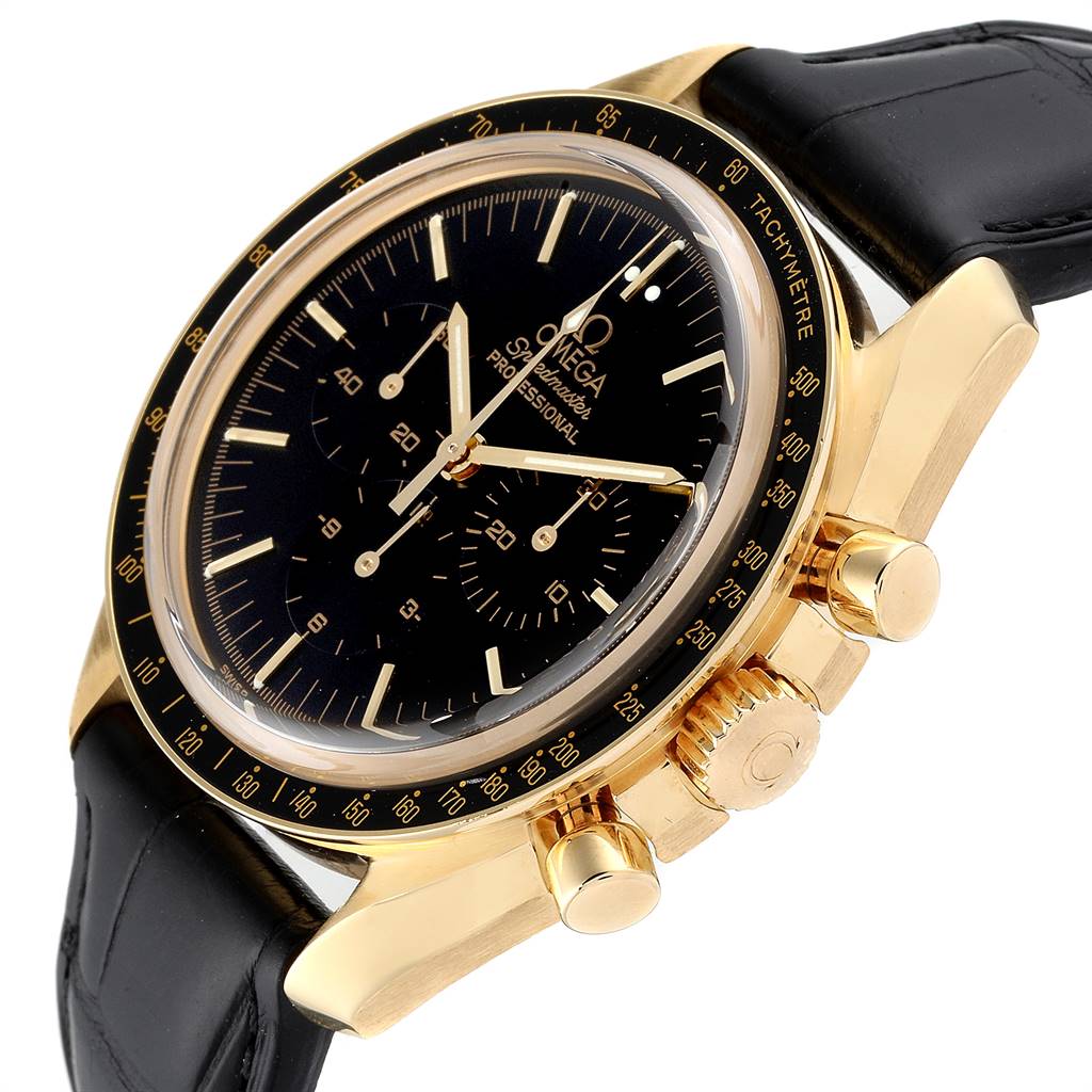 omega speedmaster yellow gold