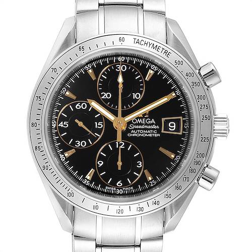 Photo of Omega Speedmaster Date Black Dial Special Edition Mens Watch 3211.50.00