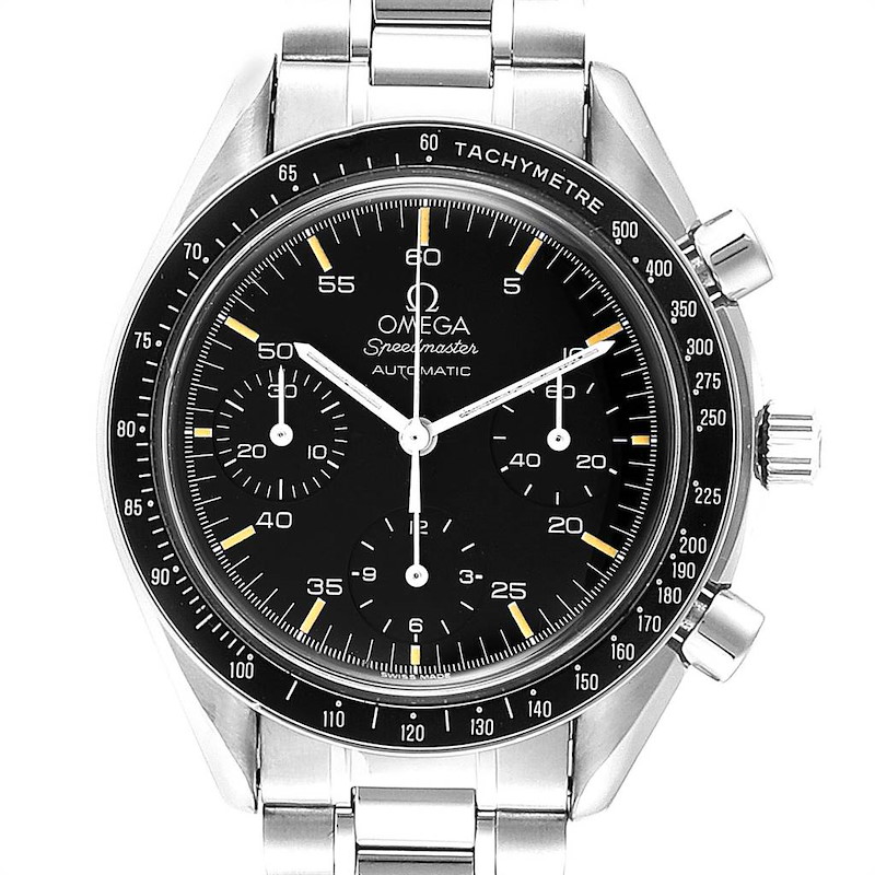 Omega Speedmaster Reduced Automatic Mens Watch 3510.50.00 Card SwissWatchExpo