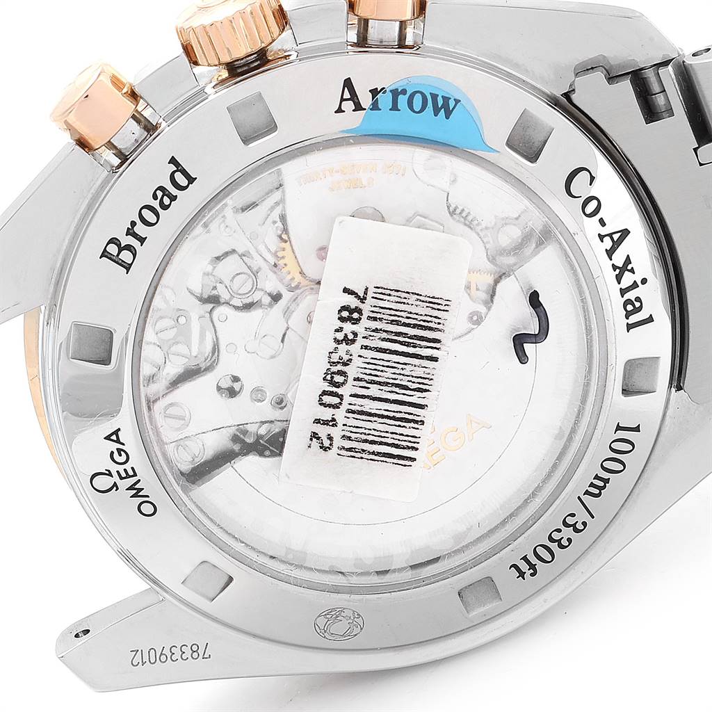 omega broad arrow 1957 rose gold