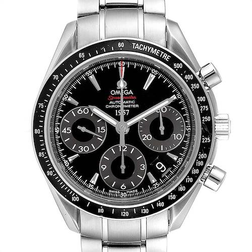Photo of Omega Speedmaster Day Date LE Mens Watch 323.30.40.40.01.001 Box Card