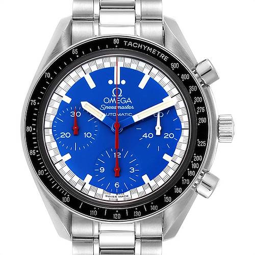Photo of Omega Speedmaster Schumacher Blue Dial Automatic Mens Watch 3510.81.00
