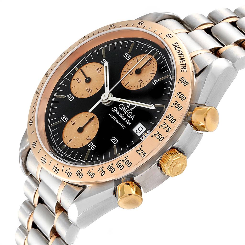 Omega Speedmaster Steel Rose Gold Automatic Watch 3716.50 ...