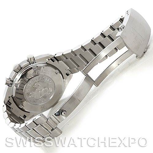 This image shows the back case and bracelet of an Omega Speedmaster 3211.30.00 Men
s Stainless Steel Silver Dial 3211.30.00 Men
s Stainless Steel Silver Dial watch from a rear angle.