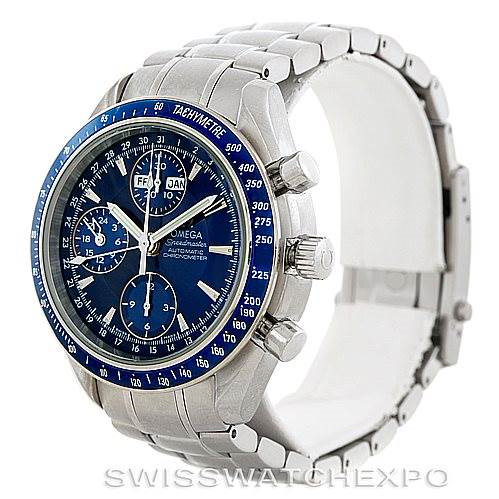 Mens Omega Speedmaster Automatic Date Watch 3222.80.00 SwissWatchExpo
