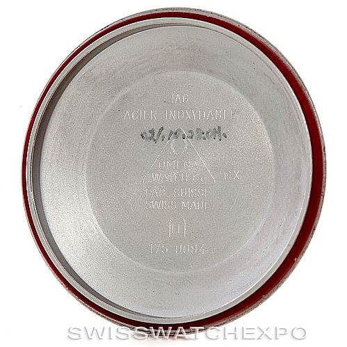 This is the inner side of the case back for the Omega Speedmaster 3523.80.00 Men
s Stainless Steel Blue Dial 3523.80.00 Men
s Stainless Steel Blue Dial watch, showing the engravings and model details.