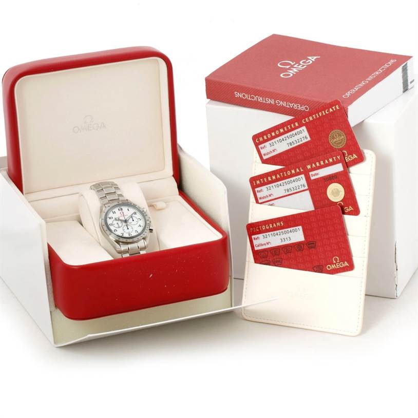 Omega Speedmaster Olympic Mens Watch 321.10.42.50.04.001 Box Papers ...