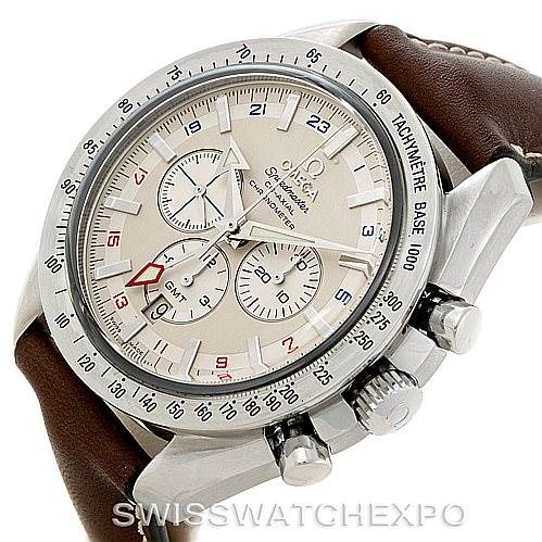 omega speedmaster broad arrow gmt