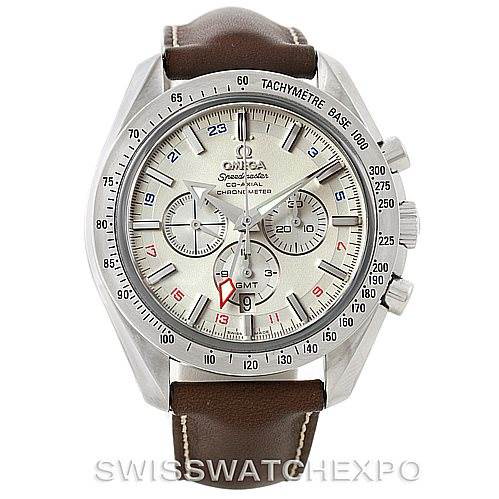 Omega Speedmaster Broad Arrow GMT Mens Watch 3881.30.37