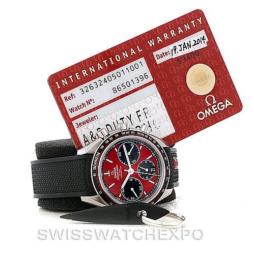 omega speedmaster racing red