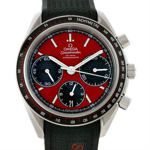 Photo of Omega Speedmaster Racing Red Dial Mens Watch 32632405011001 Unworn