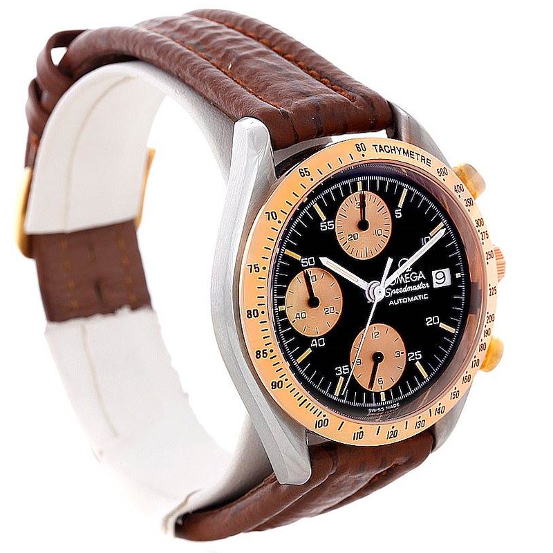 Omega Speedmaster Steel Rose Gold Automatic Watch 3716.50.00 SwissWatchExpo