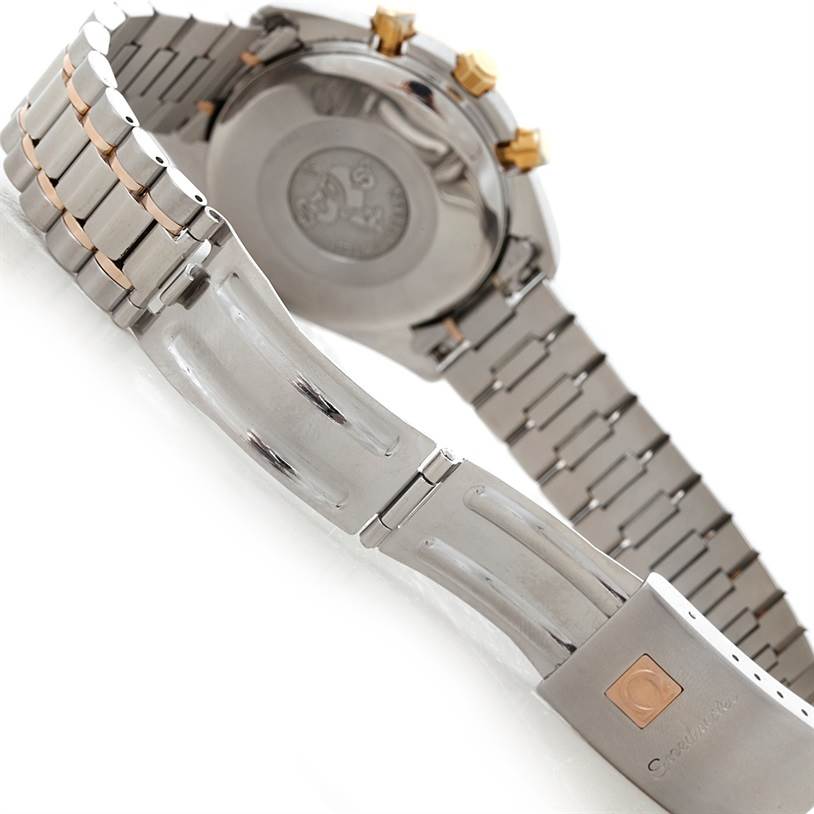 omega speedmaster rose gold watch