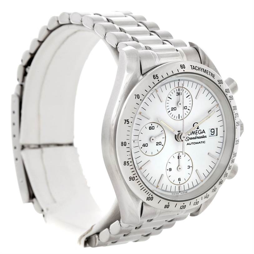 omega speedmaster chronograph white dial