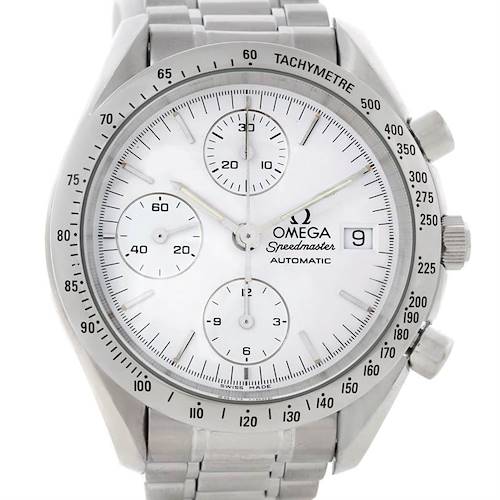 Photo of Omega Speedmaster Automatic Date White Dial Mens Watch