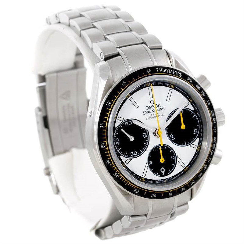 Omega Speedmaster Racing White Dial Watch 326.30.40.50.04.001 Unworn SwissWatchExpo