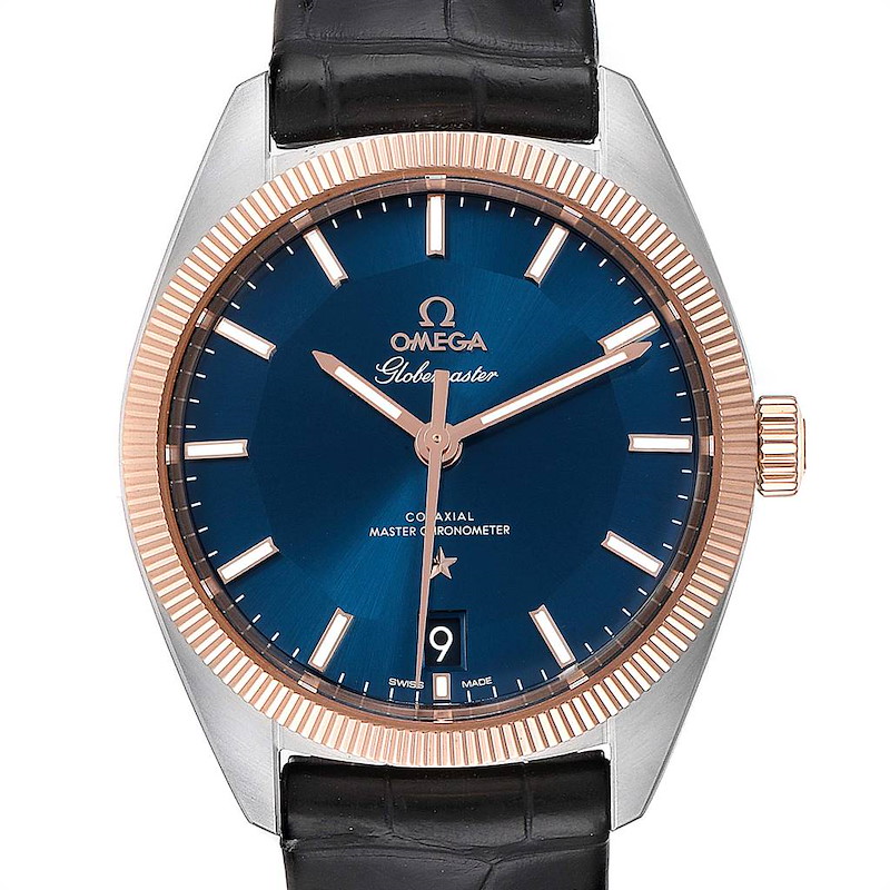 Omega Constellation Globemaster Steel Sedna Gold Watch 130.23.39.21.03.001 SwissWatchExpo