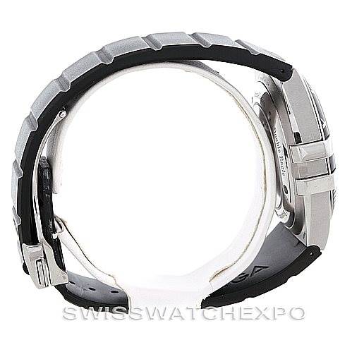 The image shows a side profile view of the Omega Constellation 1819.51.91 Men's Stainless Steel Black Dial 1819.51.91 Men's Stainless Steel Black Dial watch, focusing on the case, bezel, and bracelet.