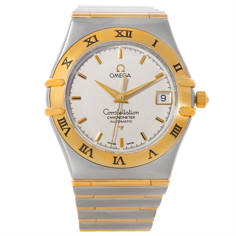 Omega Constellation Mens Steel 18K Yellow Gold Watch 1202.30.00 ...