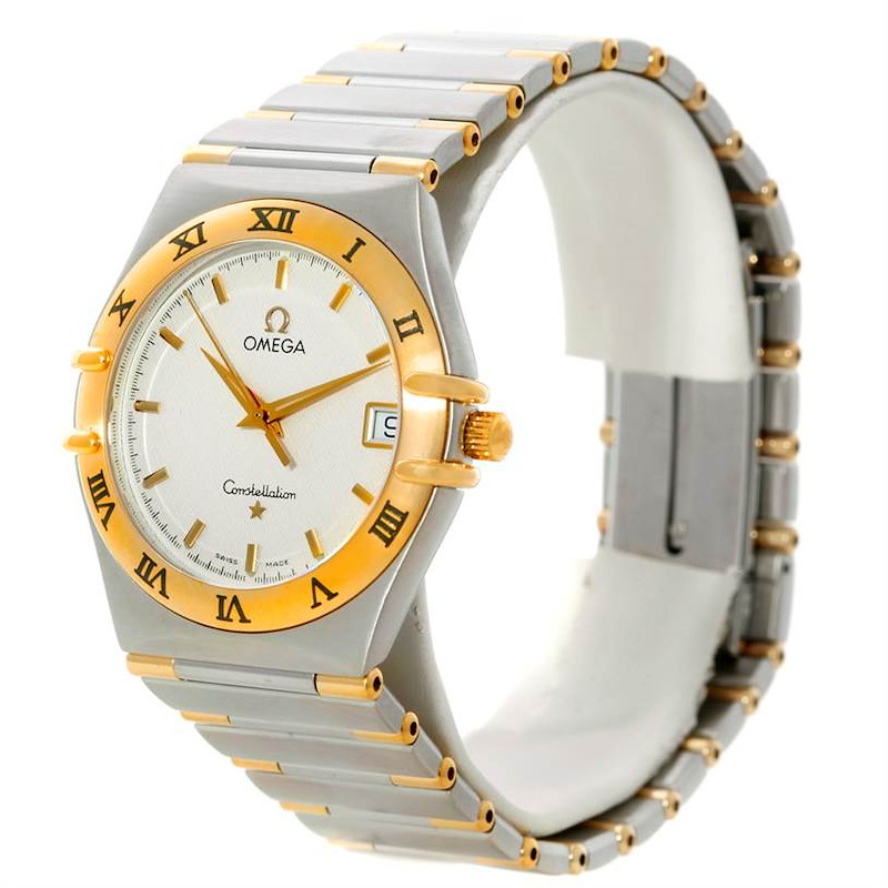 Omega Constellation Steel 18K Yellow Gold Mens Watch 1312.30.00 SwissWatchExpo
