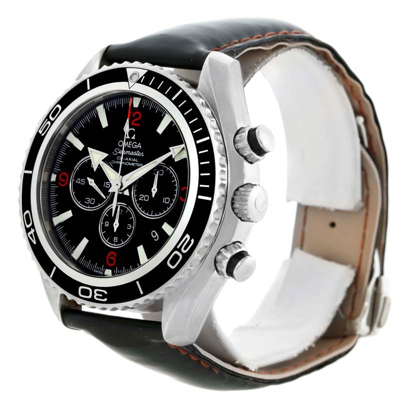 Omega Seamaster Planet Ocean Rubber Strap Chronograph ...