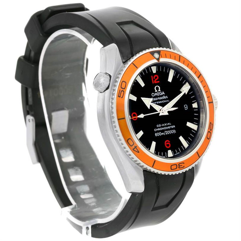 Omega Seamaster Planet Ocean Orange Bezel Watch 2909.50.91 Box Papers SwissWatchExpo