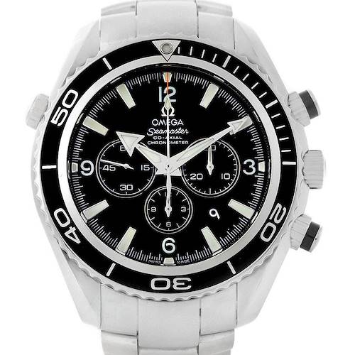 Photo of Omega Seamaster Planet Ocean Chronograph Watch 2210.50.00 Box Papers