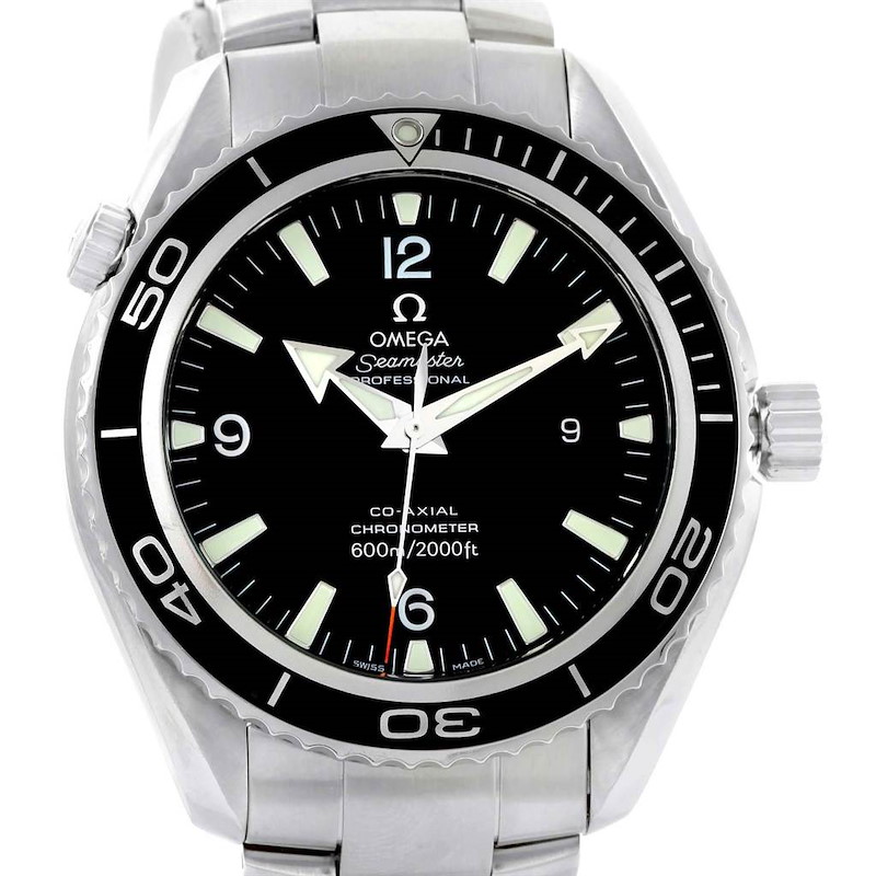 Omega Seamaster Planet Ocean XL Co-Axial Automatic Watch 2200.50.00 SwissWatchExpo