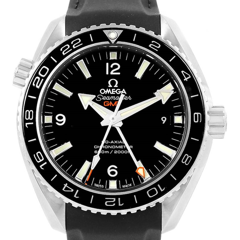 Omega Seamaster Planet Ocean GMT 600m Watch 232.32.44.22.01.001 Box Card SwissWatchExpo