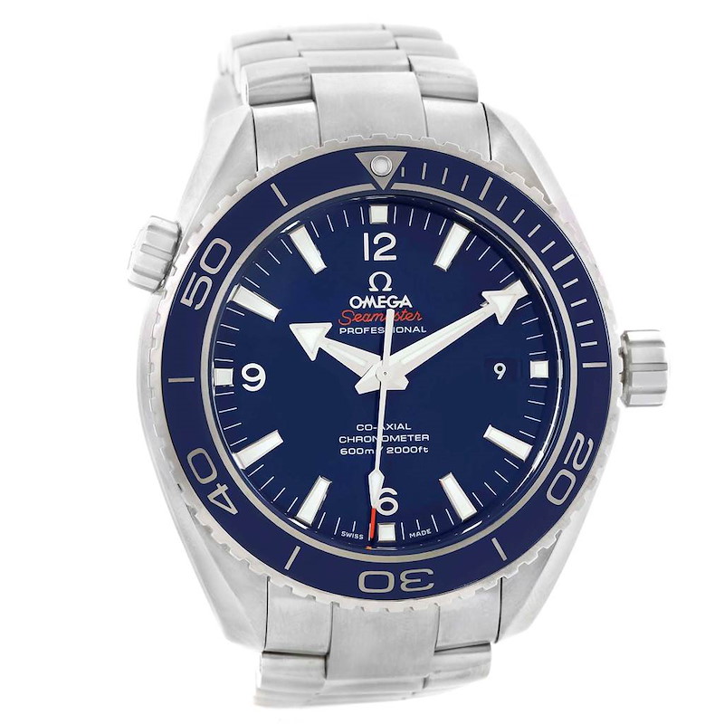 Omega Seamaster Planet Ocean Titanium Watch 232.90.46.21.03.001 Box Card SwissWatchExpo