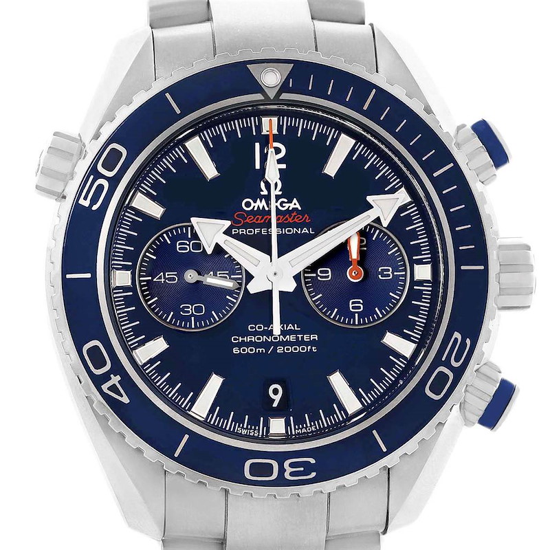 Omega Planet Ocean Co-Axial Titanium Watch 232.90.46.51.03.001 Unworn SwissWatchExpo