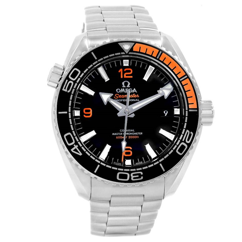 Omega Planet Ocean 600M Black Orange Bezel Watch 215.30.44.21.01.002 ...