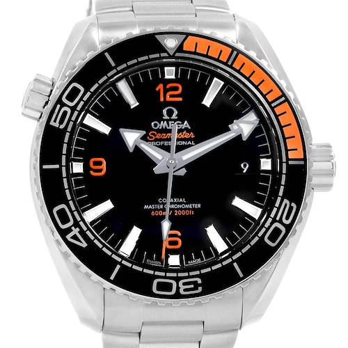 Photo of Omega Planet Ocean 600M Black Orange Bezel Watch 215.30.44.21.01.002