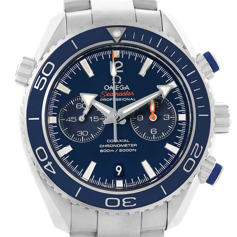 Omega Planet Ocean Co-Axial Titanium Watch 232.90.46.51.03.001 Unworn SwissWatchExpo