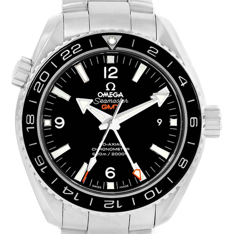 Omega Seamaster Planet Ocean GMT Watch 232.30.44.22.01.001 Box Card SwissWatchExpo