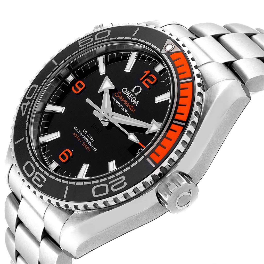 Omega Planet Ocean 600M Black Orange Bezel Watch 215.30.44.21.01.002 | SwissWatchExpo