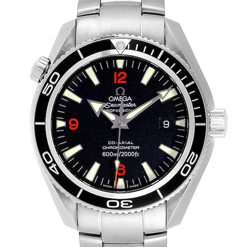 Photo of Omega Seamaster Planet Ocean Mens 42 Co-Axial Watch 2201.51.00 Box Card