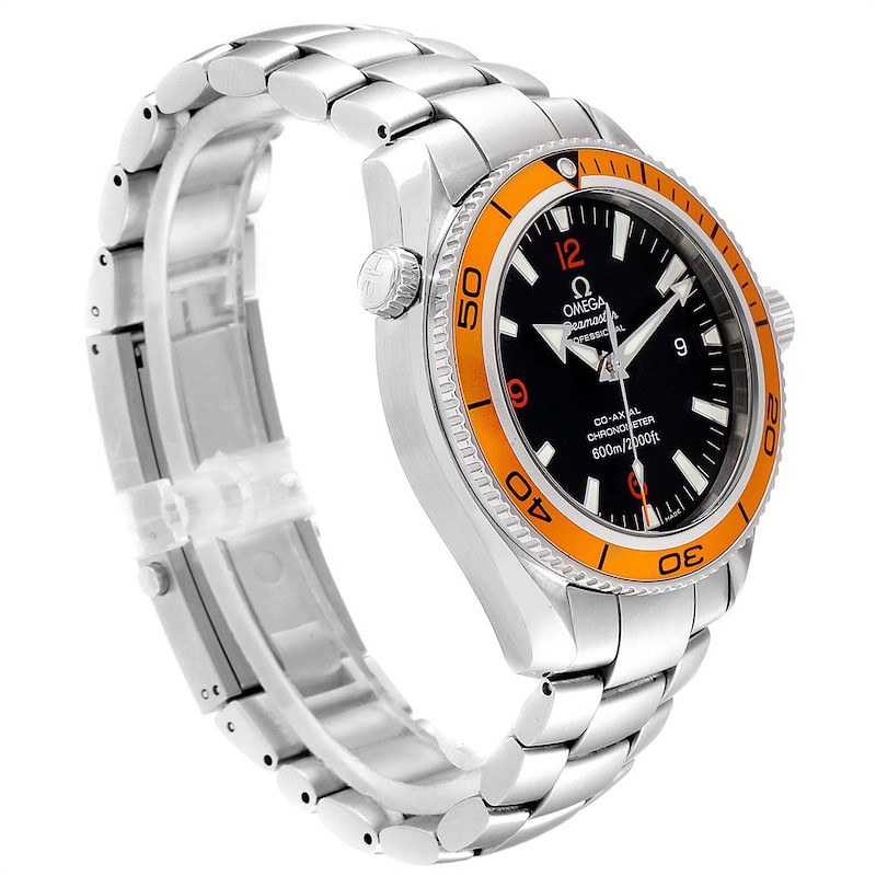 Omega Seamaster Planet Ocean Orange Bezel Watch 2209.50.00 Box