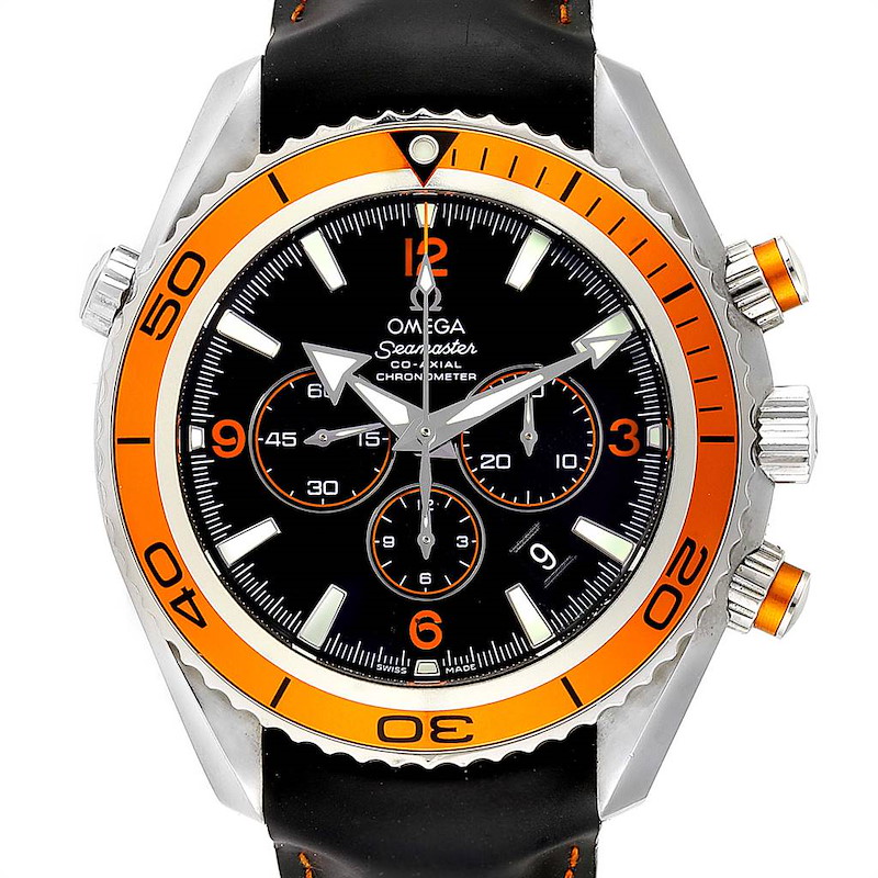 Omega Seamaster Planet Ocean Chronograph Mens Watch 2918.50.82 SwissWatchExpo